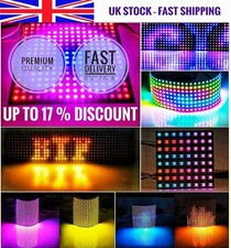 WS2812B RGB Flexible LED Panel Matrix Programmable Addressable NeoPixel