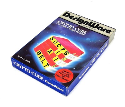 CRYPTO CUBE von Designware auf Disk für Atari 400, 800, XL und XE