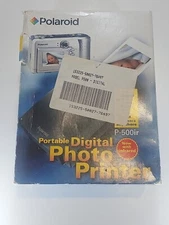 Portable Digital Photo Printer by Polaroid P-500ir NIB Box is Open