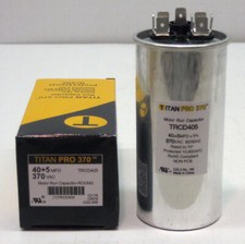 TitanPro TRCD405 HVAC Round Dual Motor Run Capacitor 40/5 MFD/UF 370 Volts