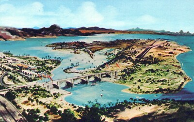 England's Fabled London Bridge Havasu City Arizona Vintage Chrome Post Card