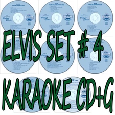 Karaoke ELVIS PRESLEY 8 Disc CD+G set#4 Music Maestro,Classics ROCK,GOSPEL NEW