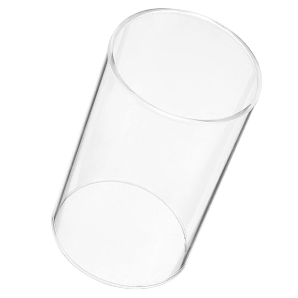 Clear Chimney Tube Glass Open Ended Candle Shade Glass Candle Shade