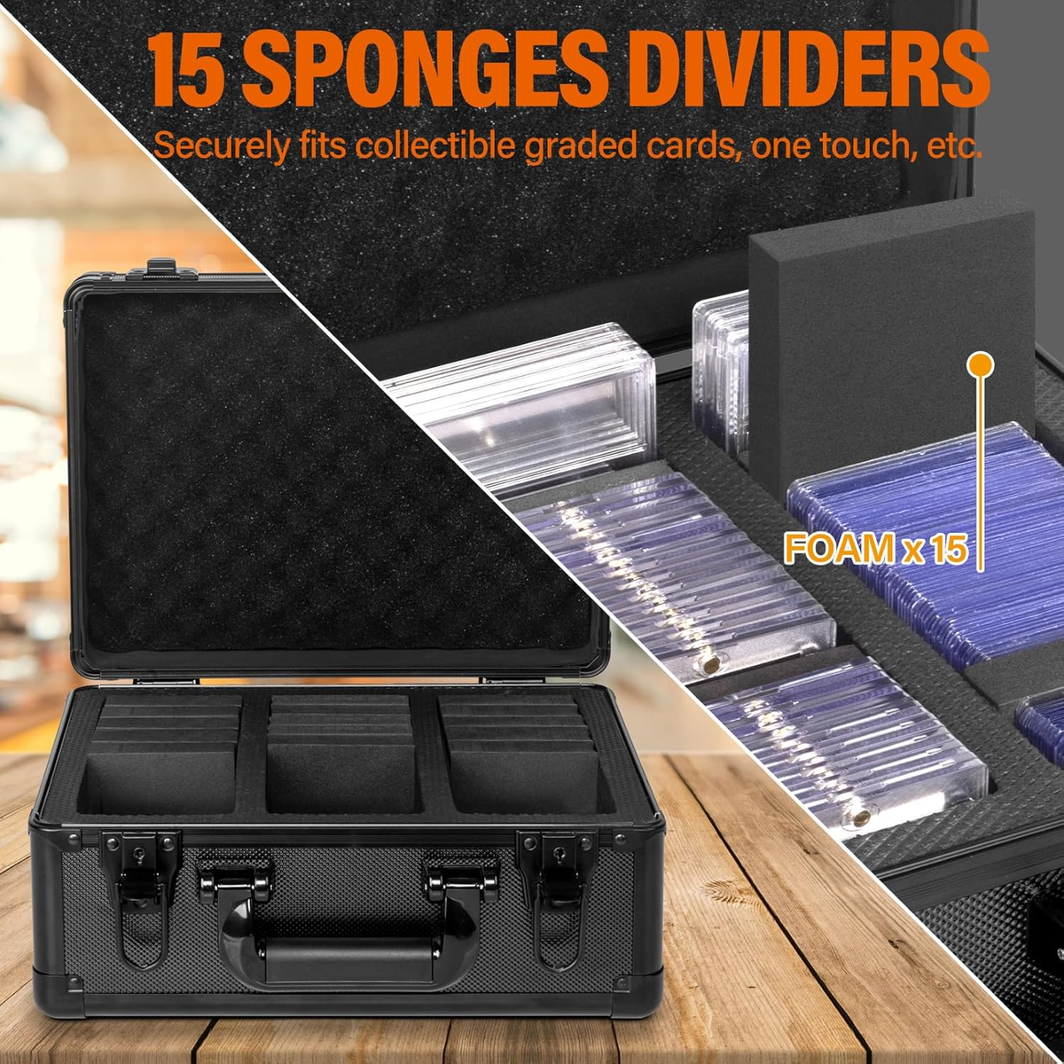 Premium Graded Card Storage Box - Waterproof Case for Trading Cards | eBay