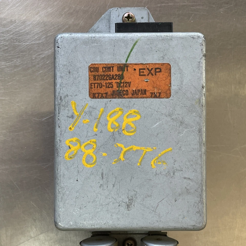 1985-1988 Subaru XT Cruise Control Unit Subaru Part No 87022GA120 ET70-125 DC12V - Image 3 of 4