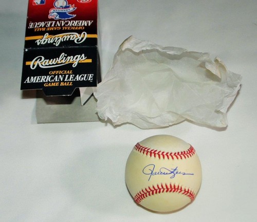 ROLLIE FINGERS AUTHENTIC OFFICIAL SIGNED BASEBALL SWEET SPOT EARLY 1990's - Picture 4 of 5
