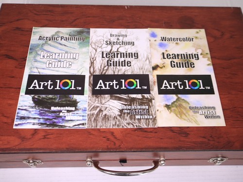 Art 101 Platinum MultiMedia 190 Piece Artist Set Pencils Paint Crayon Oil 56193 - Picture 13 of 19