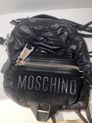 moschino mini backpack purse