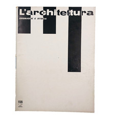 L'architettura cronache e storia n. 156 1968 Bruno Zevi Cini Boeri Alvar Aalto