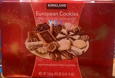 Kirkland Signature European Cookies with Belgian Chocolate 49.4 oz 