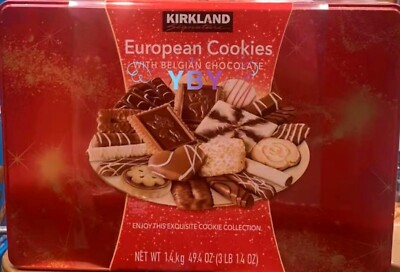 Kirkland Signature European Cookies with Belgian Chocolate 49.4 oz 