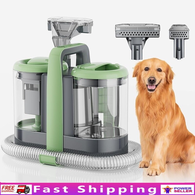 18Kpa Portable Carpet Cleaner for Deep Cleaning Pet Stains and Upholstery-image