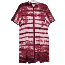 S'edge Tie Dye 100% Cotton Short Sleeves Dress Size Medium