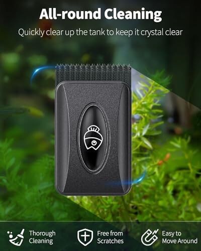Aquarium Magnetic Brush Fish Tank Glass Cleaner 2 Inch Mini Stain Small - Picture 4 of 8