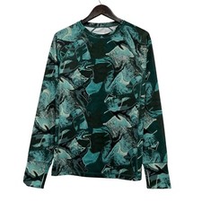 The North Face NEW Men's M Winter Warm Green Camo Essentials Crewneck Sweatshirt