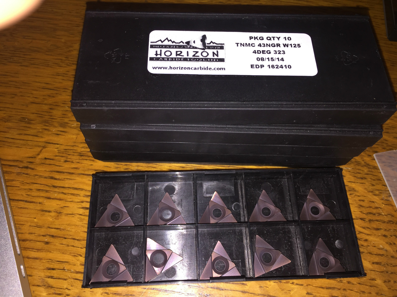 HORIZON CARBIDE TNMC 43NGR W125 4DEG 323 QUANTITY 10 CARBIDE INSERTS eBay