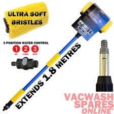 PROFESSIONAL WASH BRUSH 1.8M - CARAVAN - BOAT - VAN - CAR - LORRY - MOTORHOME