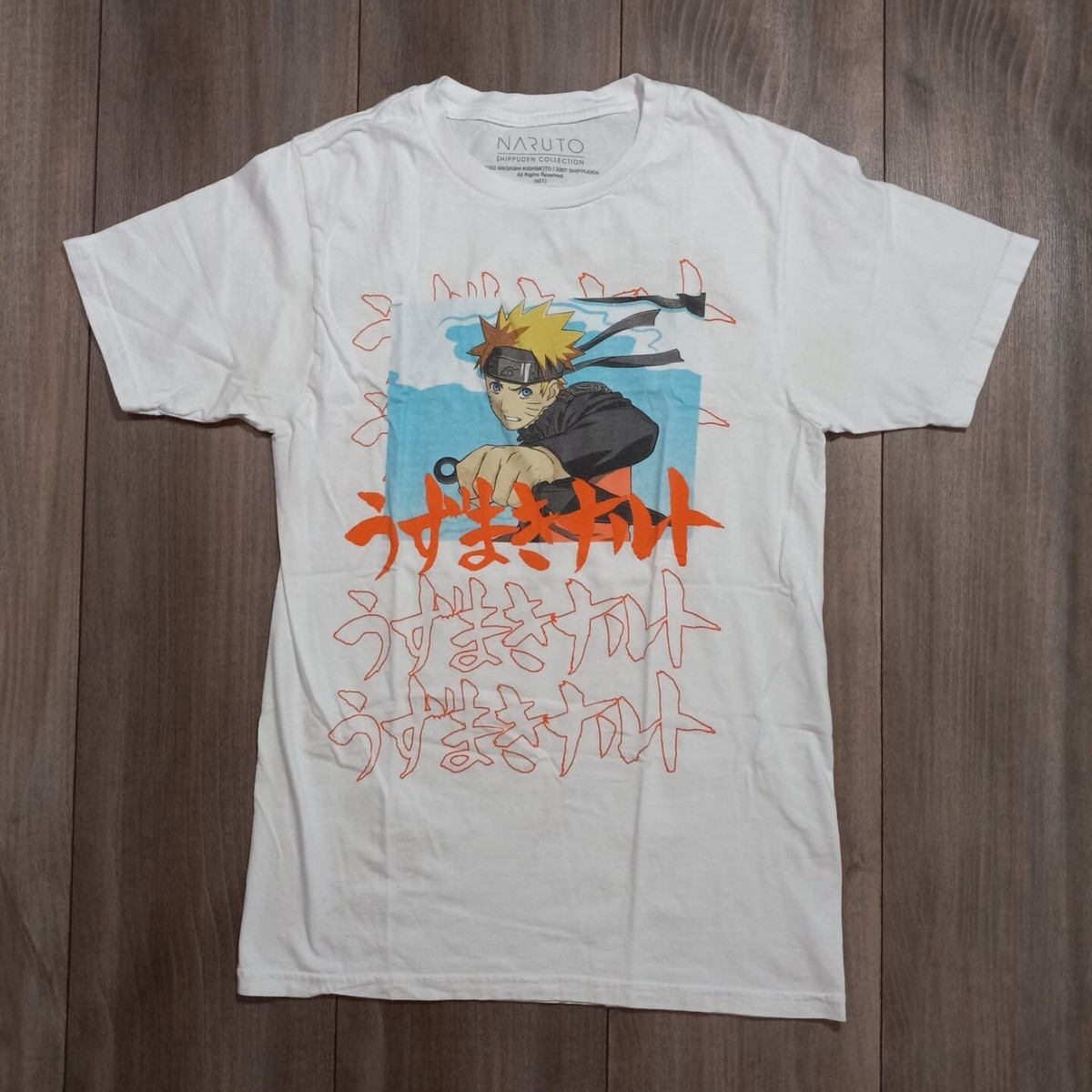 Naruto Shippuden Collection Graphic T-Shirt • Men's Small • White