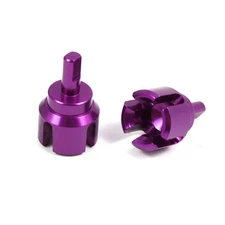 Yeah Racing HPI E10 Purple Aluminum Gear Box Drive Cups - 2pcs E10-133PP