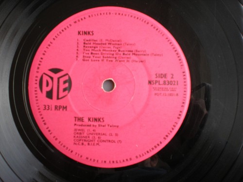 The Kinks lp Self-Titled PYE Records NSPL 18096 Stereo UK OG - Picture 4 of 4