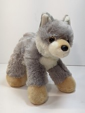 Gray Wolf Cub Aurora 7" Plush Stuffed Animal