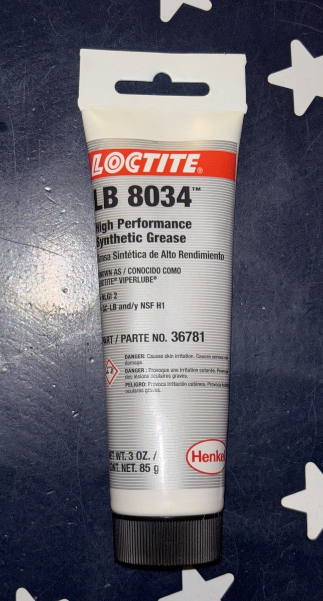 Loctite LB 8034 High Performance Synthetic Grease Lube 3 OZ (85g