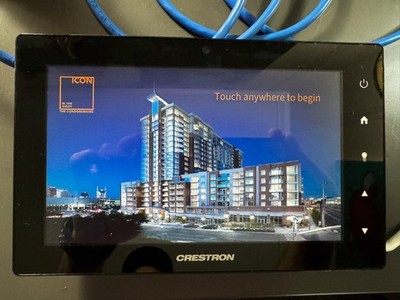 Crestron TSW-750-B-S - 7  Touchscreen Panel PoE   Tested, Working