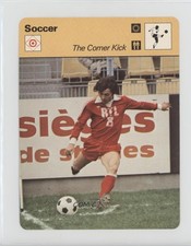 1977-79 Sportscasters Series 63 Soccer Lausanne The Corner Kick #63-08 0r5w
