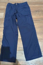 Carhartt Classic Fit Ripstop Boot cut 8 pocket Cargo Pants size S Navy