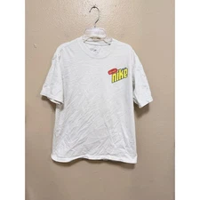 Nike Mens White Ultra Drip Just Do It Graphic T Shirt Size S