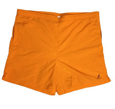 Vintage Nautica Swim Trunks 90s Men  s Size M Orange Board Shorts