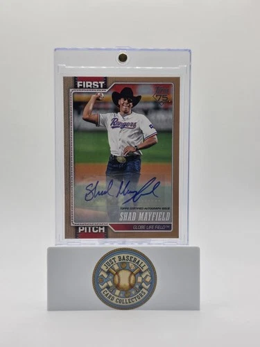 2026 Topps Series 1 Shad Mayfield First Pitch Autographs (RAW)