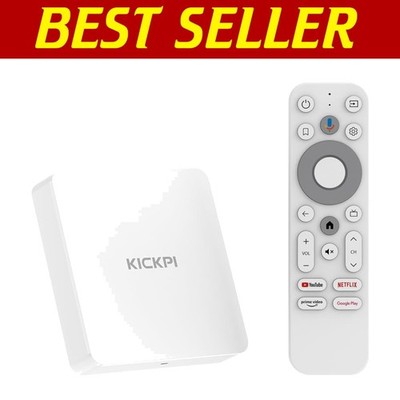 KP1 Google Certified Android 11 TV Box - 4K, Voice Search & Chromecast Included-