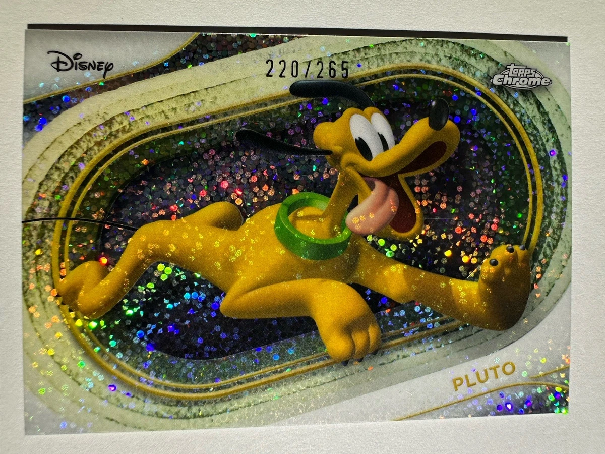 2025 Topps Chrome Disney #95 Pluto Image Variation Speckle /265 | eBay
