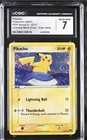 CGC 7 Pikachu 2007 POP Series 5 Holo 12/17 Inverted Back Error SWIRL
