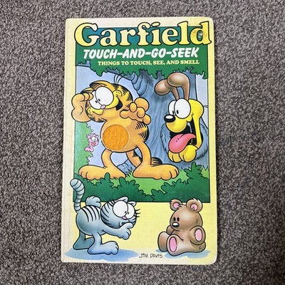 Garfield TOUCH-AND-GO-SEEK Sensory Board Book (Vintage)