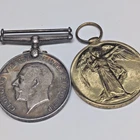 WW1 MEDALS 49458 PTE B J HASTIE ROYAL FUSILIERS MILITARY GROUP ARMY