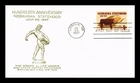 Dr Jim Stamps Nebraska Statehood 5c First Day Cover Council Bluffs Club Cachet