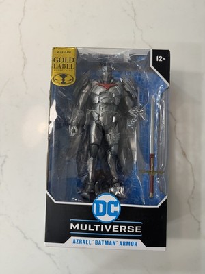 McFarlane DC Multiverse Azrael Batman Armor Silver Edition Gold Label 7in Figure