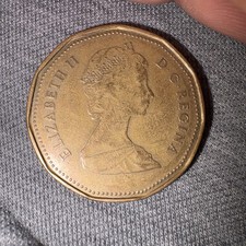 Elizabeth II Flying Goose Canadian Copper Dollar