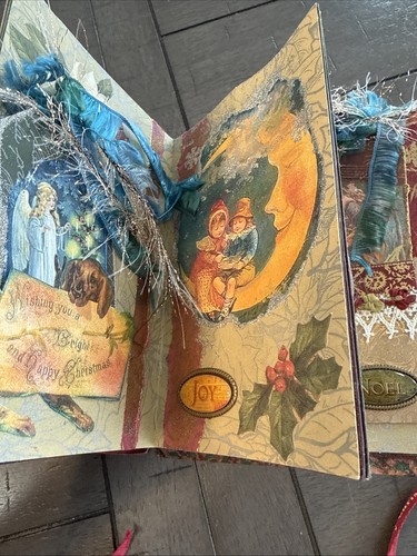 1990 Mixed Media Künstler Old Fashioned Christmas Look Buch - Bild 9 von 15