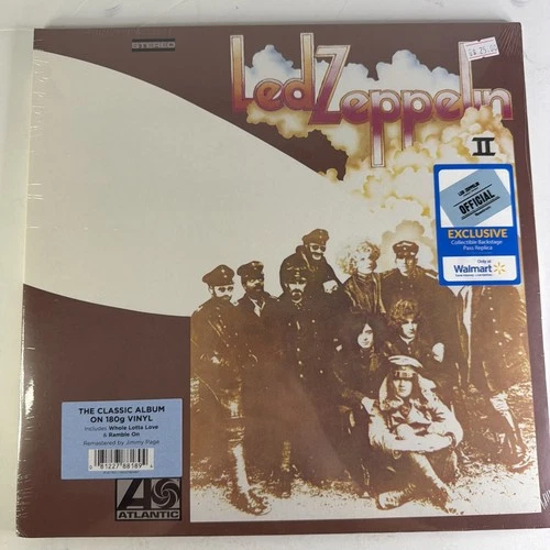 LED ZEPPELIN  II SEALED MODERN ERA WALMART VINYL RECORD LP ALBUM & PASS