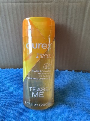 Durex Touch & Play Massage Pleasure Water Based Personal Lubricant Gel 6.76 oz