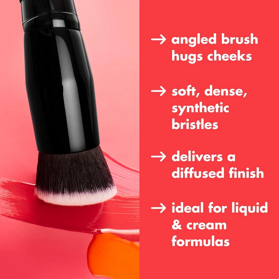 Camo Liquid Blush Brush, Pennello Da Blush Ad Angolo, Ideale per Applicare E Sfu - Immagine 3 di 4
