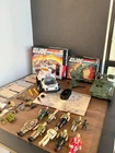 GI Joe Lot of 1980s Figures, Snow CAT, Whirlwind, Cover Girl, SGT Slaughter Etc.