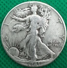 1941 50C Walking Liberty Half Dollar. 90% Silver. (317a)