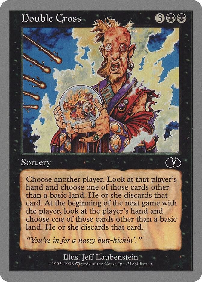 Double Cross 31 Common Unglued Magic: The Gathering Lightly Played