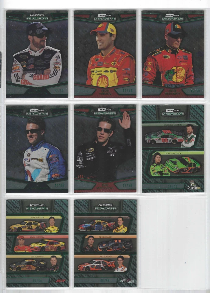*2010 Showcase GREEN PARALLEL #1 Mark Martin #31/50! ONE CARD ONLY!* - Image 3 of 4