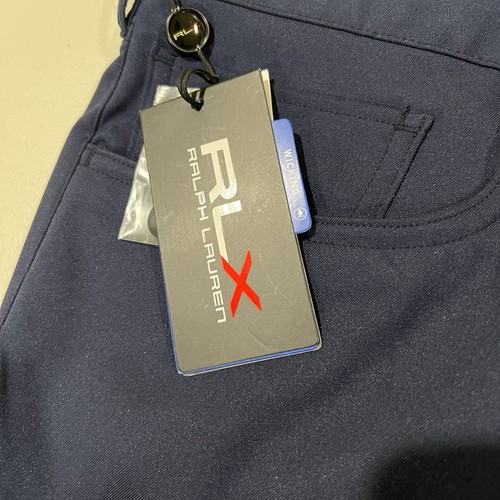 RLX Golfhose Polo Ralph Lauren Herren 38x32 blau feuchtigkeitsableitend Nylon Stretch - Bild 6 von 6