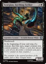 MTG SPM NM Uncommon Scorpion, Seething Striker #64